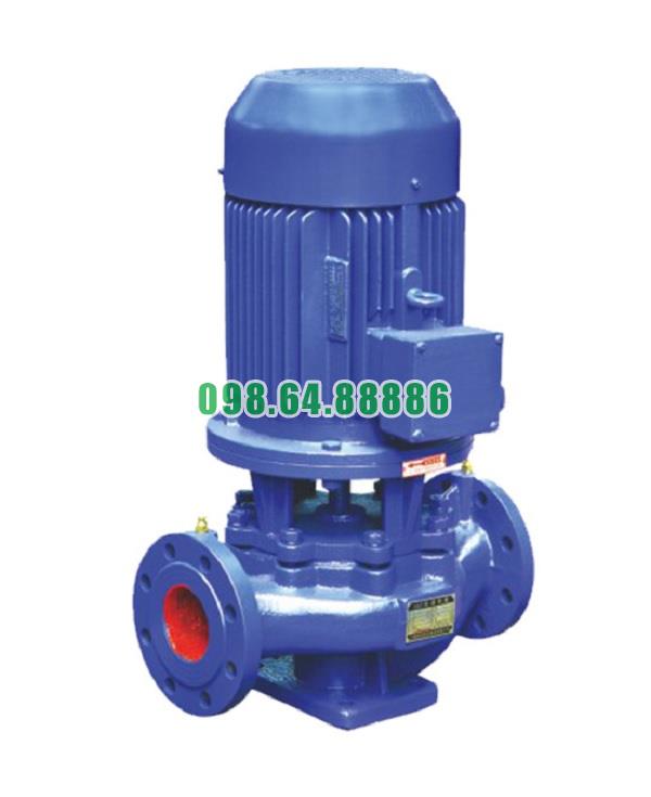 Máy bơm lùa trục đứng, bơm lắp thẳng trục, inline model ISG80-315C, IRG80-315C 22kw, 41m3, 85m